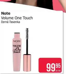 Teta Note Volume One Touch černá řasenka nabídka