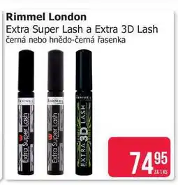 Teta Rimmel London Extra Super Lash černá řasenka nabídka