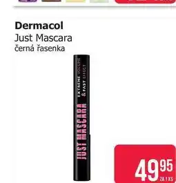 Teta Dermacol Just Mascara černá řasenka nabídka