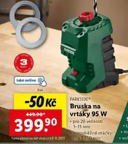Lidl PARKSIDE Bruska na vrtáky 95 W nabídka