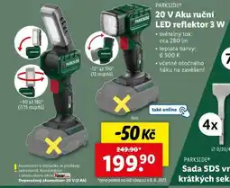 Lidl PARKSIDE 20 V Aku ruční LED reflektor 3 W nabídka