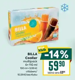 Billa BILLA Cooler multipack nabídka
