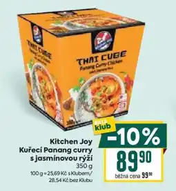 Billa Kitchen Joy Kuřecí Panang curry s jasmínovou rýží nabídka