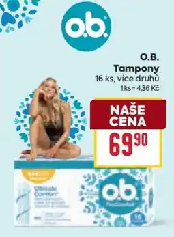 Billa o.b. Tampony nabídka