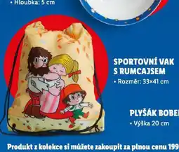 Lidl Sportovní vak s rumcajsem nabídka