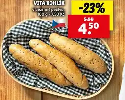 Lidl Vita rohlík nabídka
