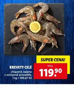 Lidl Krevety celé nabídka