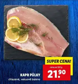 Lidl Kapr půlky nabídka