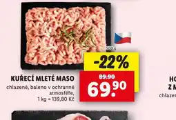 Lidl Kuřecí mleté maso nabídka