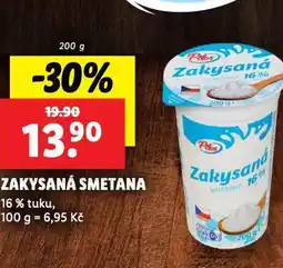 Lidl Zakysaná smetana nabídka