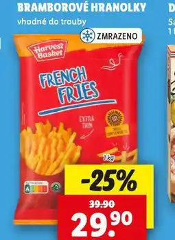 Lidl Bramborové hranolky nabídka