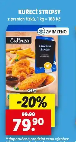 Lidl Kuřecí stripsy nabídka