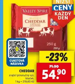 Lidl Cheddar nabídka