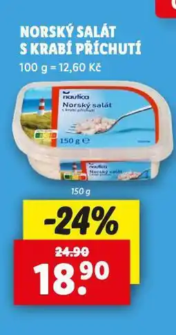 Lidl Norský salát s krabí příchutí nabídka