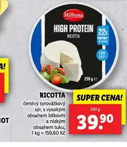 Lidl Ricotta nabídka
