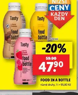 Lidl Food in a bottle nabídka