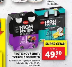 Lidl Proteinový shot nabídka