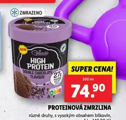 Lidl Proteinová zmrzlina nabídka