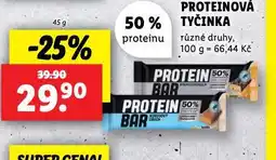 Lidl Proteinová tyčinka nabídka