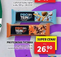 Lidl Proteinová tyčinka nabídka