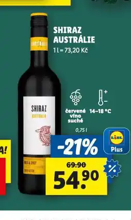 Lidl Shiraz austrálie nabídka