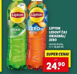 Lidl Lipton ledový čajoriginal / zero nabídka