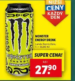 Lidl Monster energy drink nabídka