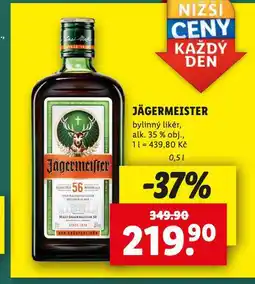 Lidl Jägermeister nabídka