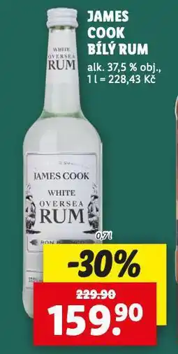 Lidl James cook bílý rum nabídka