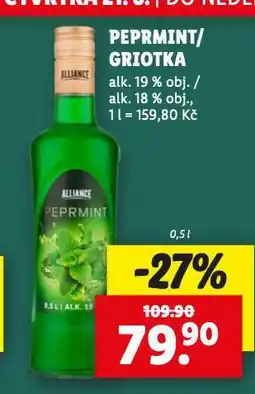 Lidl Peprmint / griotka nabídka