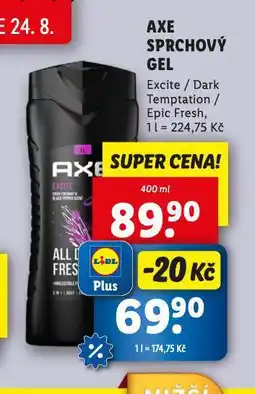 Lidl Axe sprchový gel nabídka