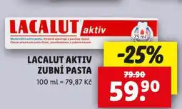 Lidl Lacalut aktiv zubní pasta nabídka