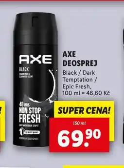 Lidl Axe dosprej nabídka
