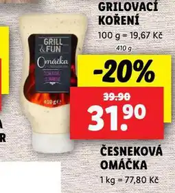 Lidl Česneková omáčka nabídka
