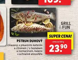 Lidl Pstruh duhový nabídka