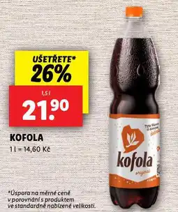 Lidl Kofola nabídka