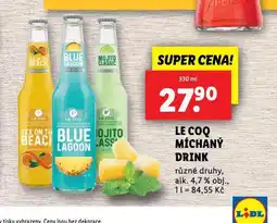 Lidl Le coq míchaný drink nabídka