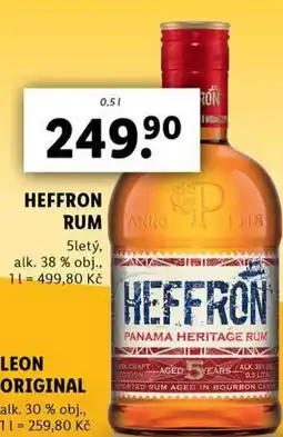 Lidl Heffrun rum nabídka