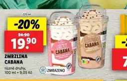 Lidl Zmrzlina cabana nabídka
