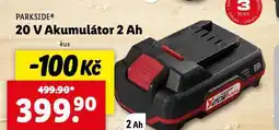 Lidl 20 v akumulátor 2 ah nabídka