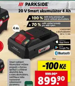 Lidl 20 v smart akumulátor 4 ah nabídka