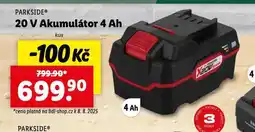 Lidl 20 v akumulátor 4 ah nabídka