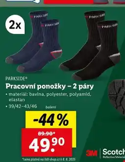 Lidl Praconví ponožky nabídka