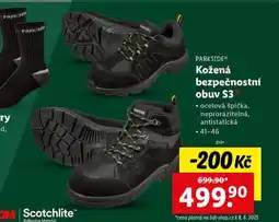 Lidl Kožená bezpečnostní obuv nabídka
