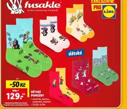 Lidl Dětské ponožky nabídka