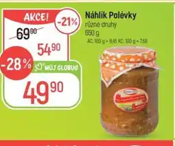 Globus Náhlík Polévky nabídka