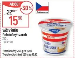 Globus VÁŠ VÝBĚR Polotučný tvaroh nabídka