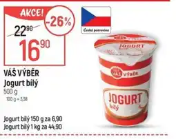 Globus VÁŠ VÝBĚR Jogurt bílý nabídka