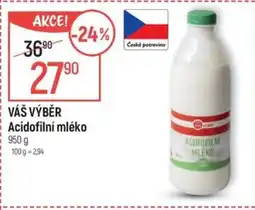 Globus VÁŠ VÝBĚR Acidofilní mléko nabídka
