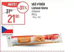 Globus VÁŠ VÝBĚR Listové těsto nabídka